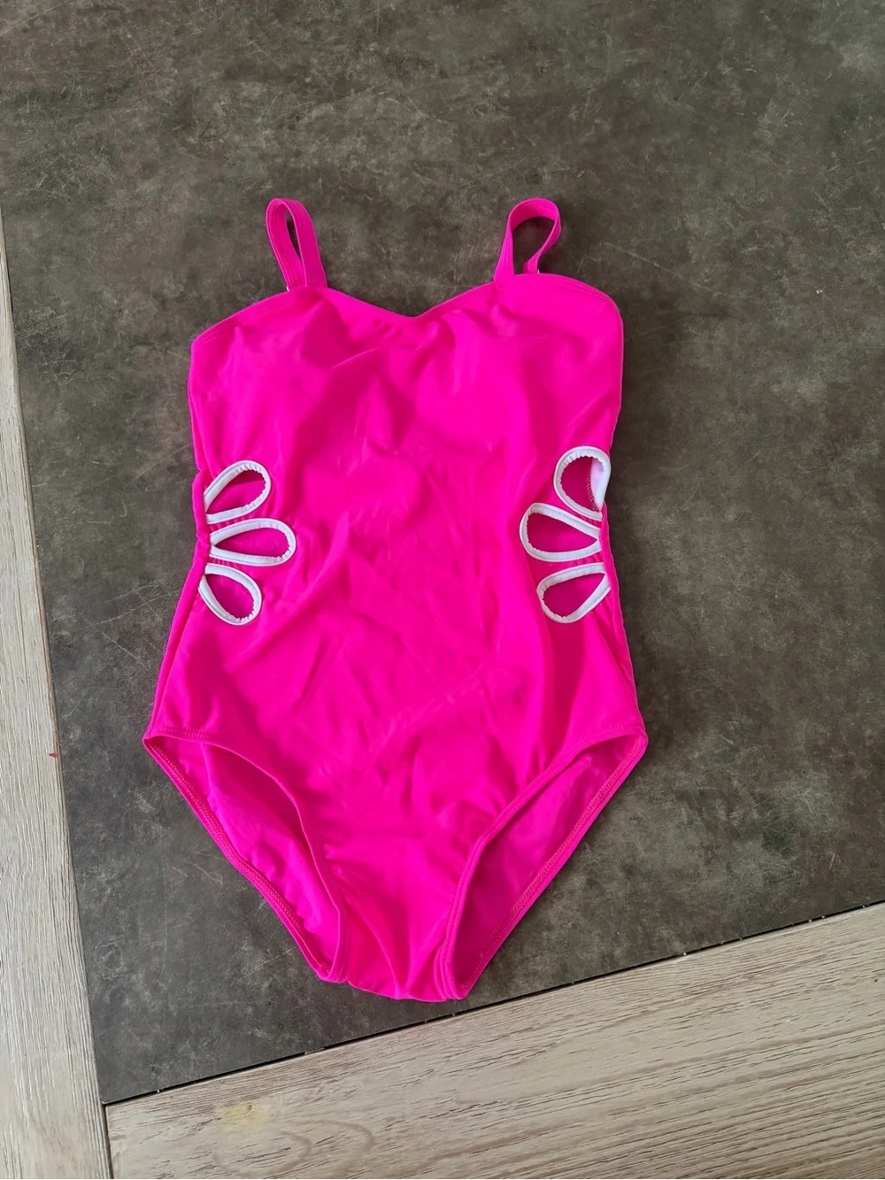 LRen Len Girls Swimsuits Size 11-12 One Piece Ruffles Bikini Swimwear for Girl